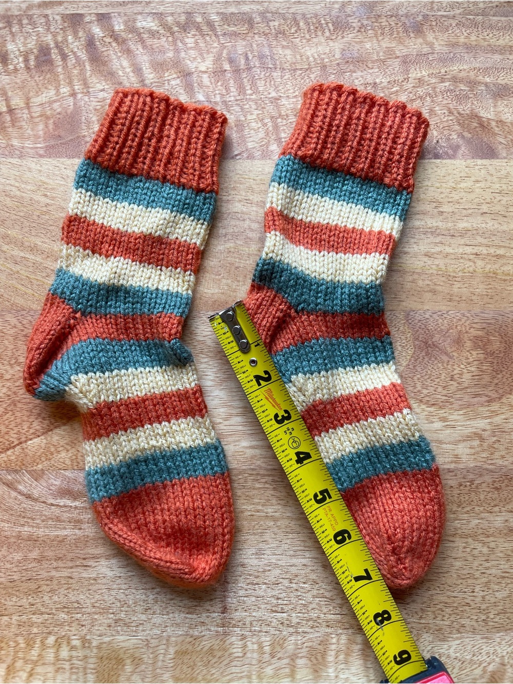 Hand-knit Socks - Picture 2 of 3